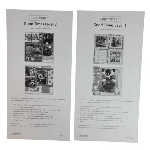 Close to My Heart Reflections Stickease X7092C Good Times Birthday Celebrate NEW - Picture 5 of 7